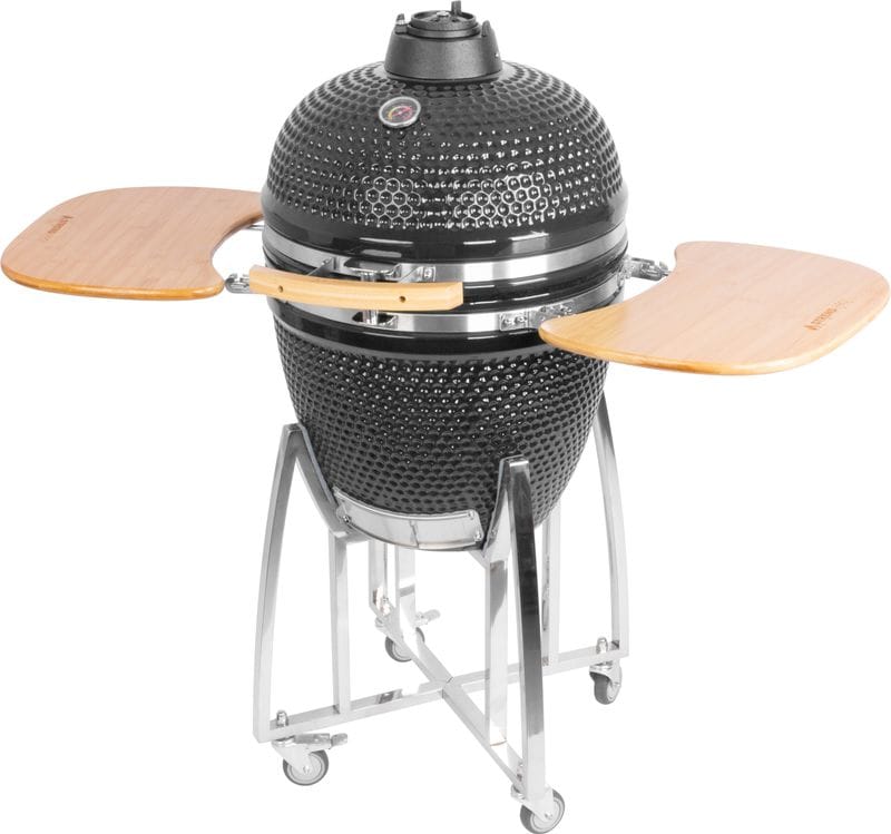 Kamado Dave: Excelență în Arta Gătitului la Foc Deschis  Egg 21" BLACK