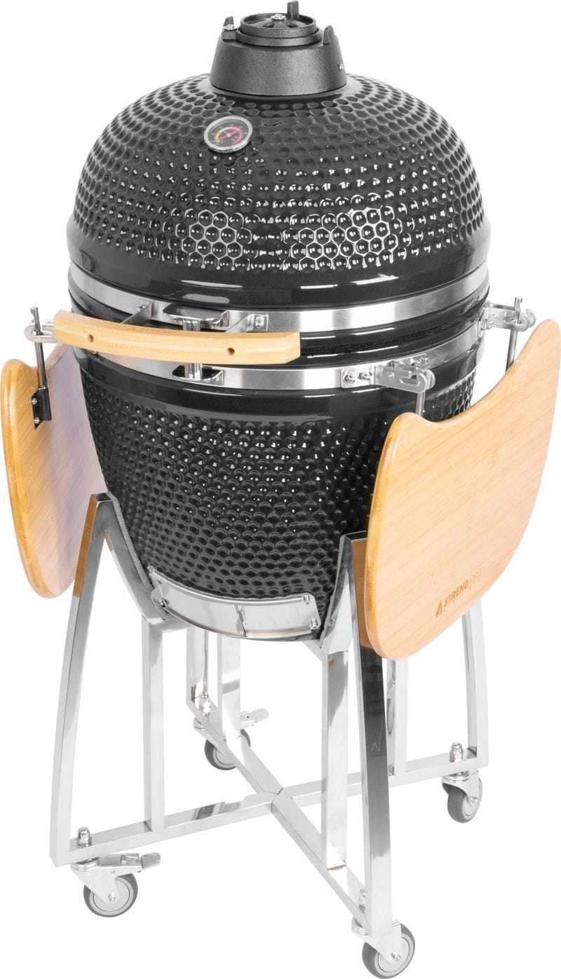 Kamado Dave: Excelență în Arta Gătitului la Foc Deschis  Egg 21" BLACK