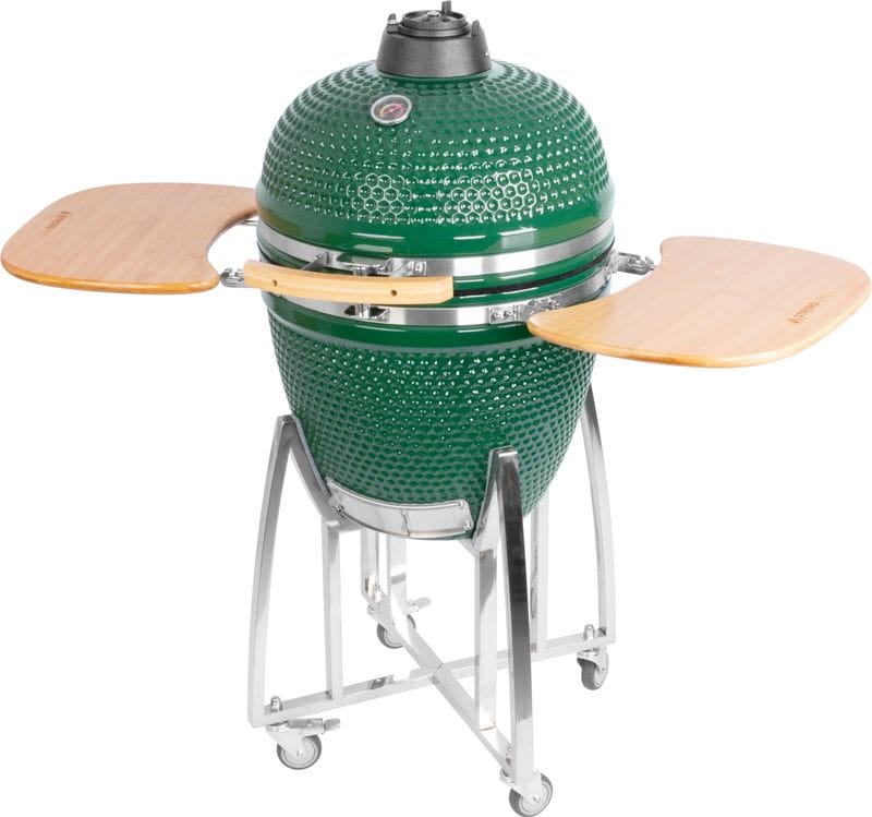 Kamado Dave: Excelență în Arta Gătitului la Foc Deschis  Egg 21" GREEN