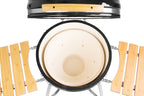 Kamado Dave: Excelență în Arta Gătitului la Foc Deschis Egg 26″ BLACK