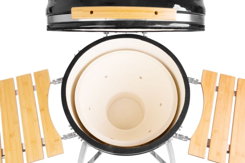 Kamado Dave: Excelență în Arta Gătitului la Foc Deschis Egg 26″ BLACK