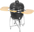 Grătar Ceramic cu Pro Kamado Dave Egg 23", Negru