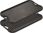 Pachet Outdoor Tavă Grill Reversibilă din Fontă (51cm) + Hamac Camping Bicolor
