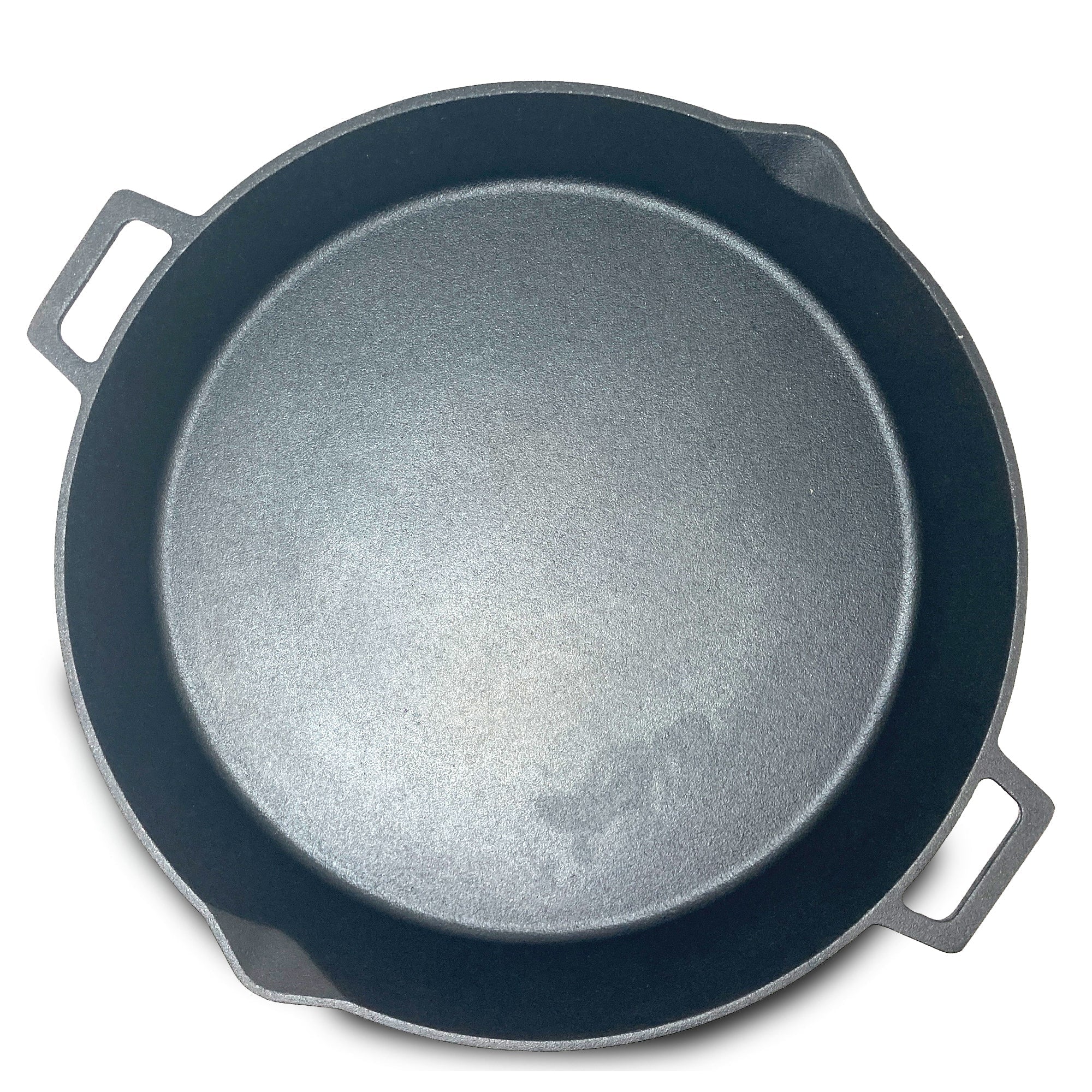 Tava rotunda de fonta 43x7.5 cm