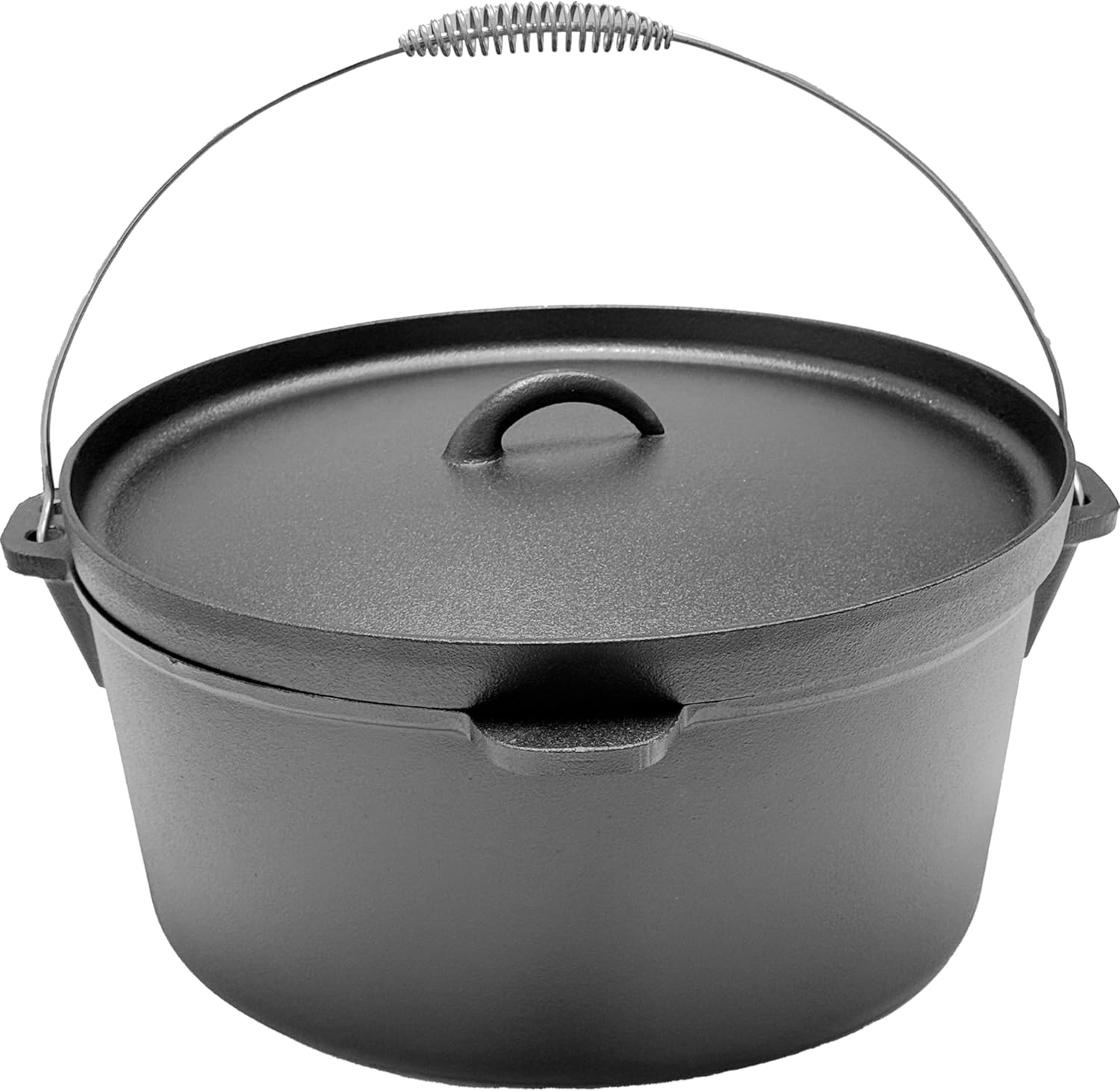 Ceaun fonta cu capac 8 litri + accesorii incluse HIT