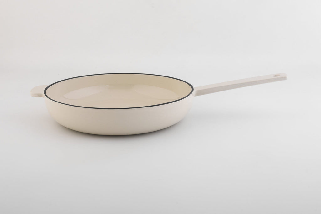 Set vase fontă Anden – 6 piese, email crem