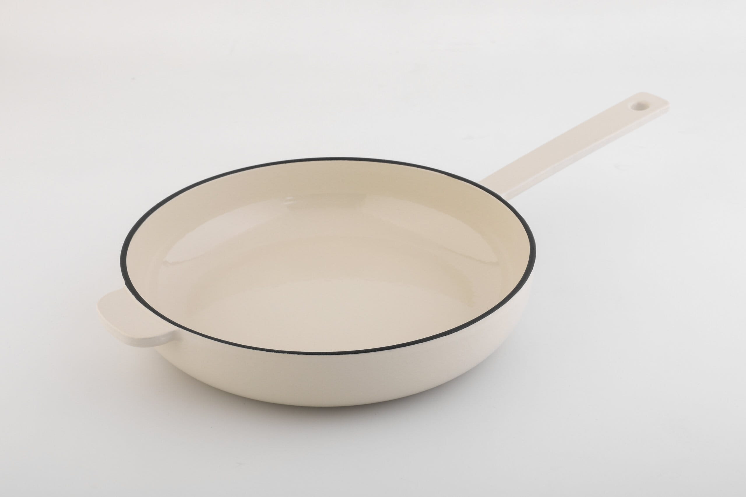 Set vase fontă Anden – 6 piese, email crem
