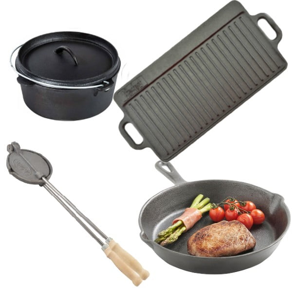 Set 4 produse de fonta natur Cast04