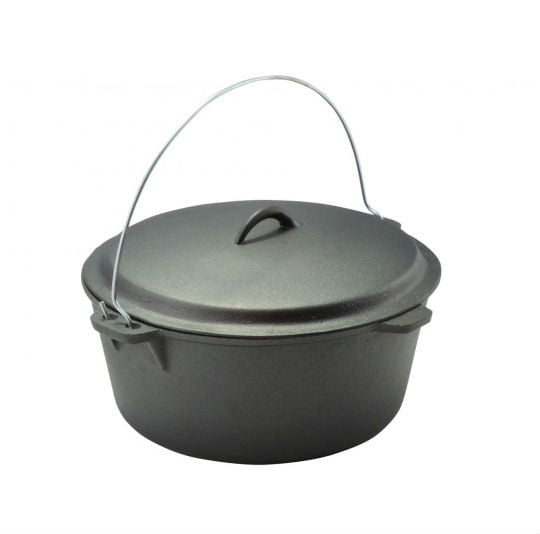 Ceaun cu capac din fonta 5.5 l