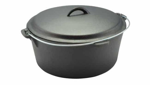 Ceaun cu capac din fonta 5.5 l