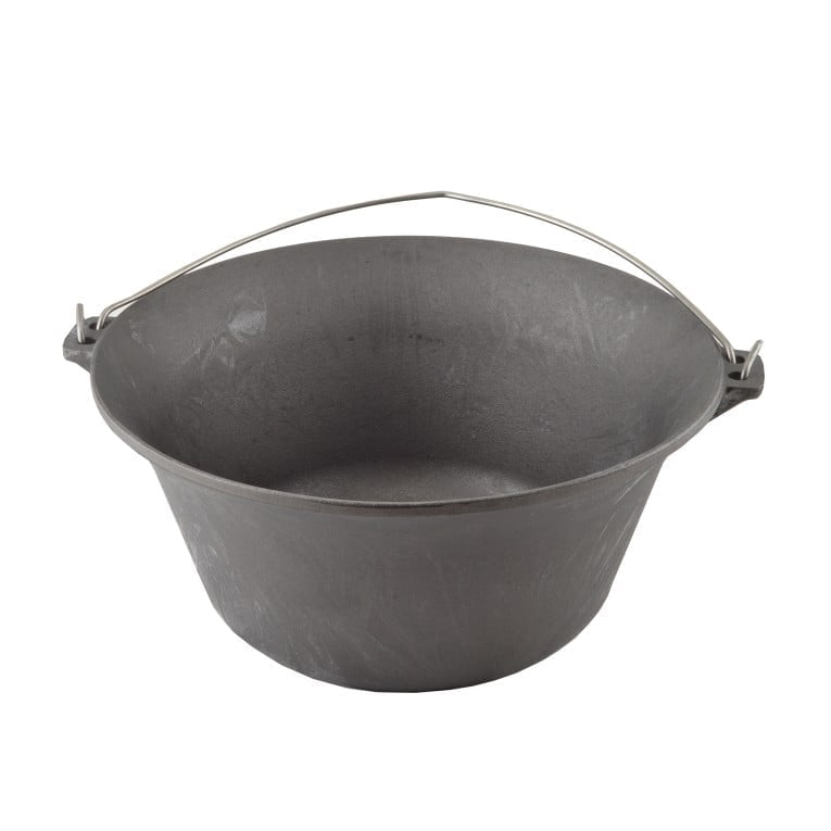 Ceaun de fonta natur 30 litri cu toarta