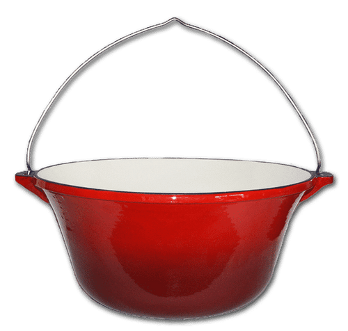 Ceaun din fonta emailat 16 l +trepied