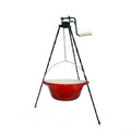 Ceaun emailat 7.2 litri + trepied reglabil