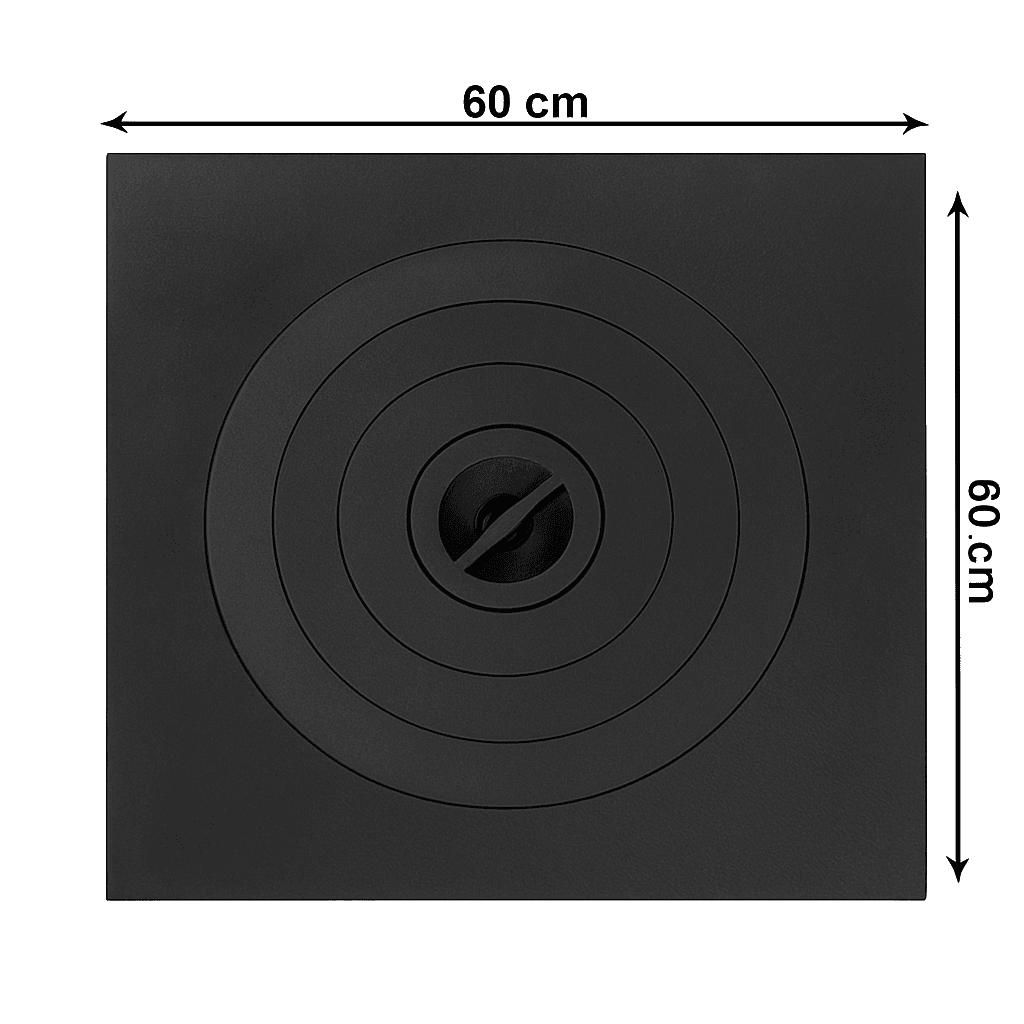 Set plita ceaun 60x60cm  + ceaun fonta pura 10 l
