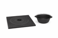 Set plita ceaun 60x60 + ceaun fonta pura16 l