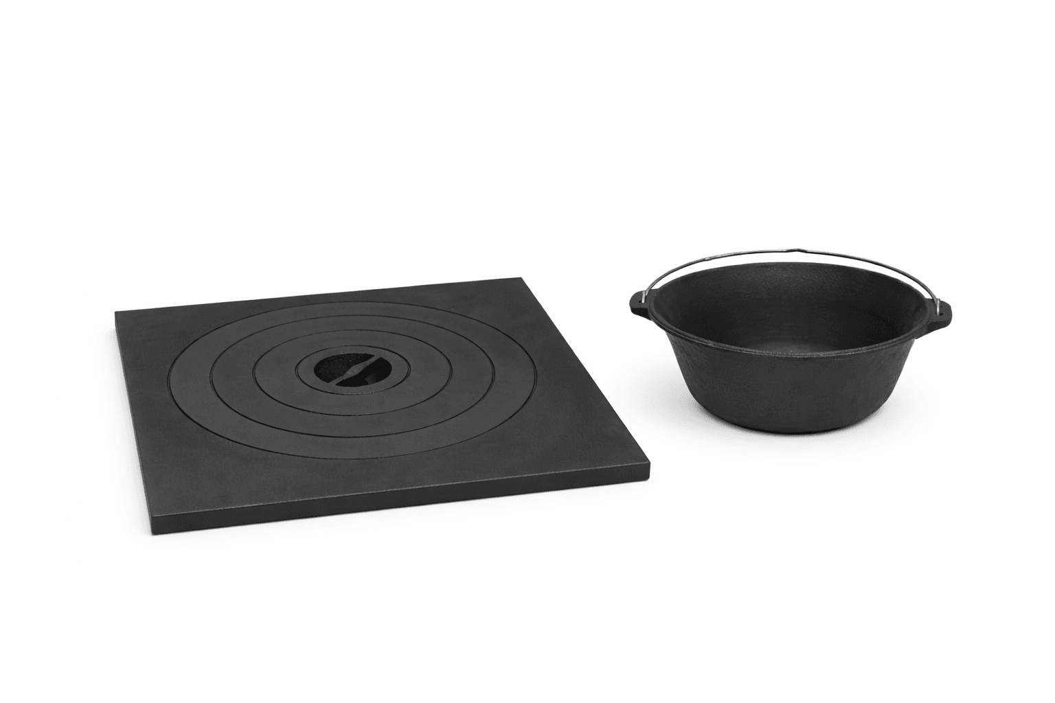 Set plita ceaun 60x60 + ceaun fonta pura16 l