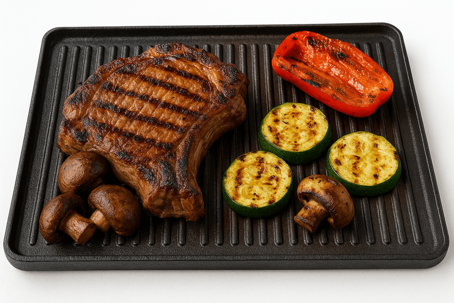 Plită fontă reversibilă groasa 60x40 cm – suprafață dublă pentru gătit, rezistență maximă