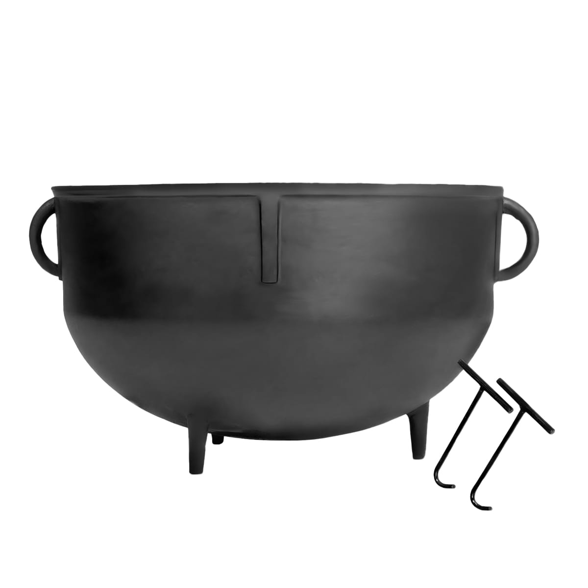 Ceaun fonta pura cu capac 60 litri