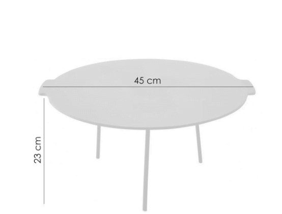 Disc de fonta 45 cm