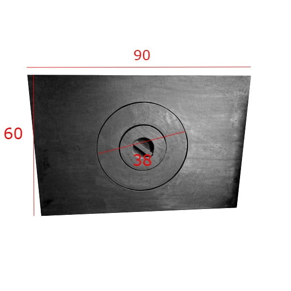 Plita de fonta 90x60cm