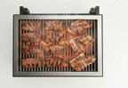 Gratar reglabil 60x45 cm din otel cu gratar de inox + cuva (copie)
