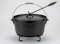 Ceaun fonta cu capac 8 litri + accesorii incluse HIT