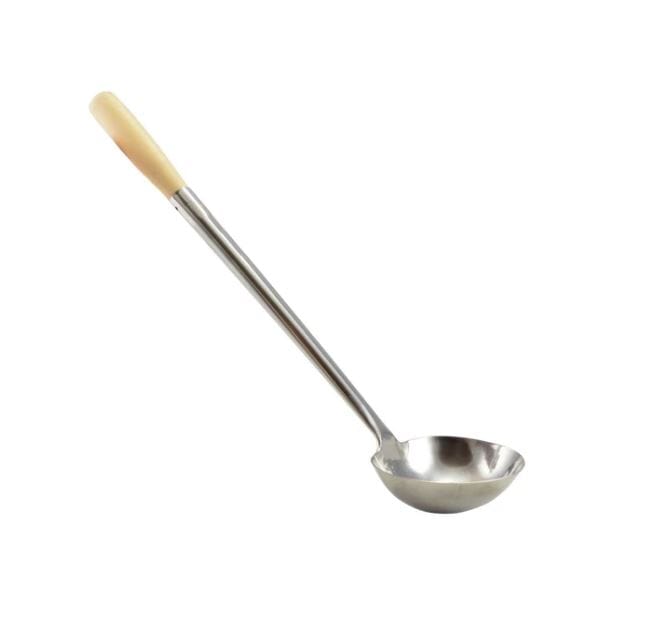 Polonic inox cu maner lemn 250 ml