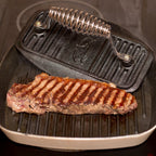 Presa din fonta pentru carne (grill)