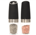 Set 2 Rasnite Electrice, Gravity, LED, Pentru Sare Si Piper, Negru