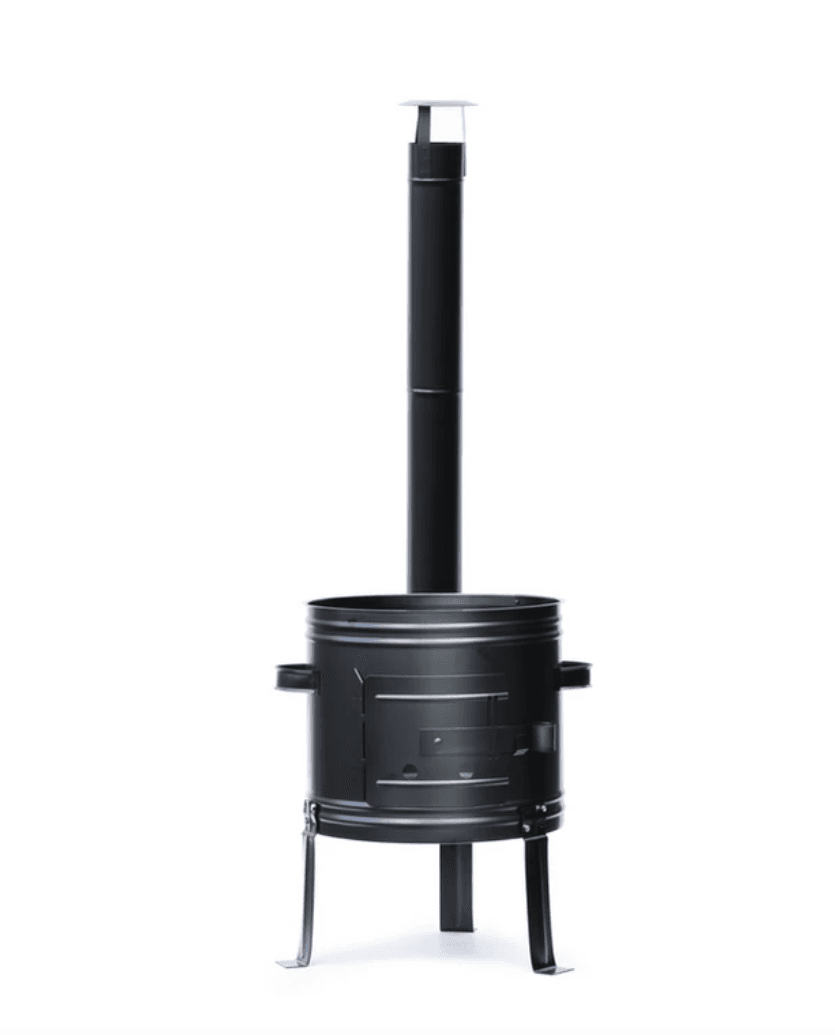 Soba cu ceaun de fonta natur 16 l