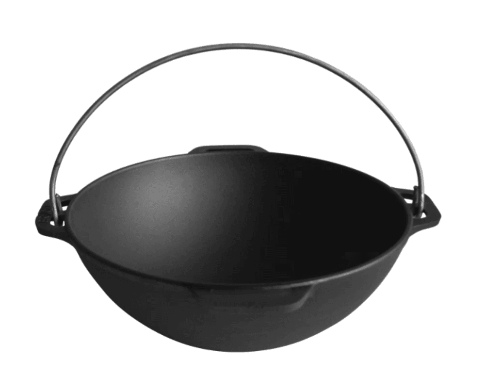 Soba de inox cu set de wok si grill