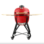 Grătar Ceramic Kamado Dave – Rosu intens - Marimea M 20 inch