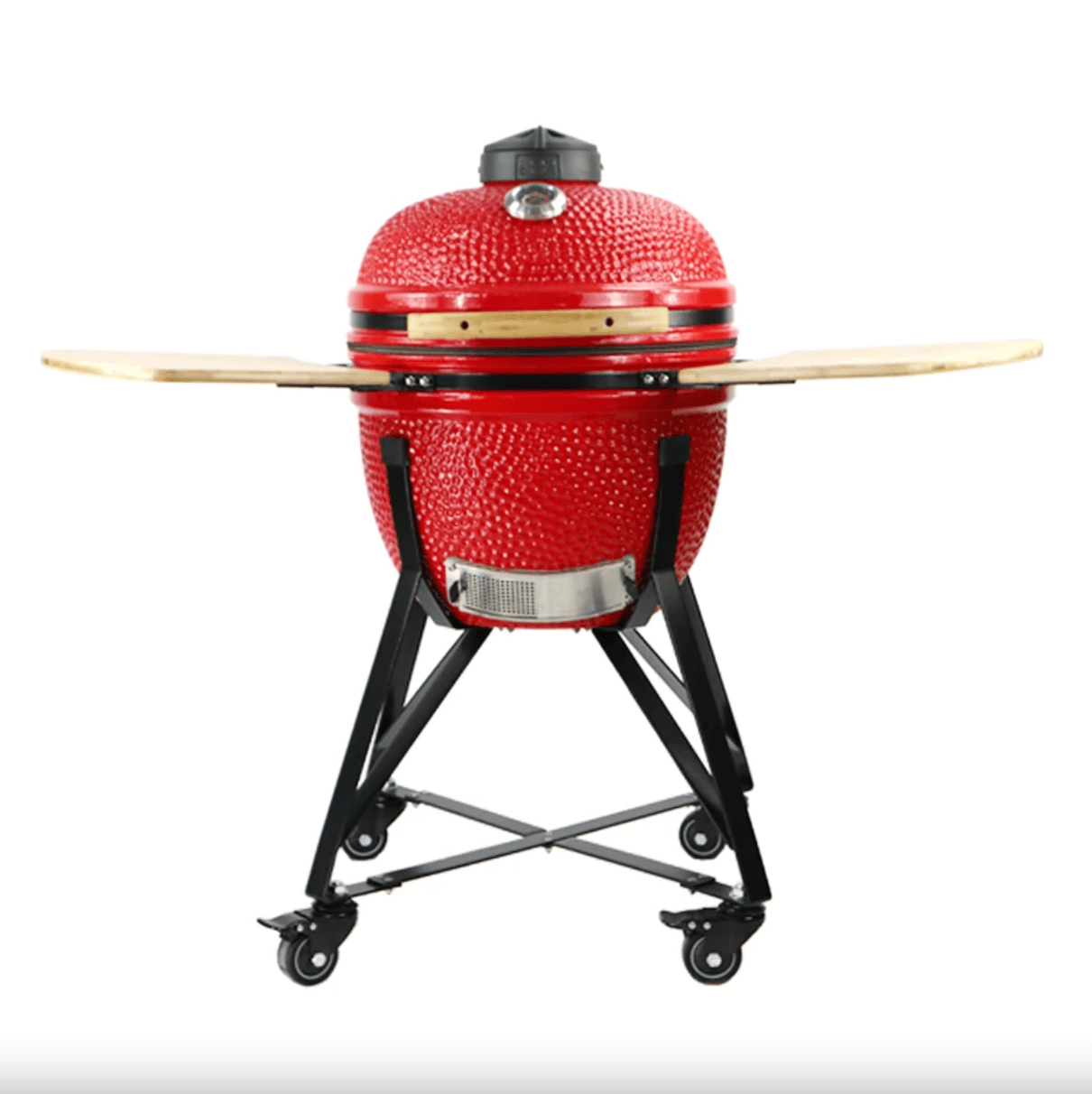 Grătar Ceramic Kamado Dave – Rosu intens - Marimea M 20 inch