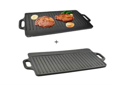 Set 2 placi de grill din fonta
