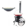 Set wok fonta emailat si ceaun 10.8 litri