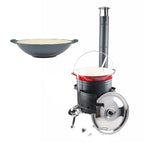Set wok fonta emailat si ceaun 10.8 litri