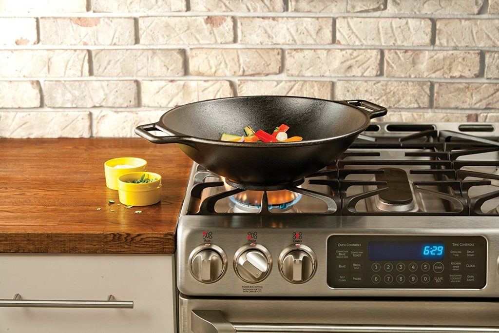 Wok din fonta 31 cm