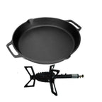 Arzator gaz cu tava de fonta 43 cm diametrul