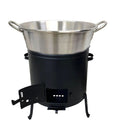 Cazan inox 70 l + soba
