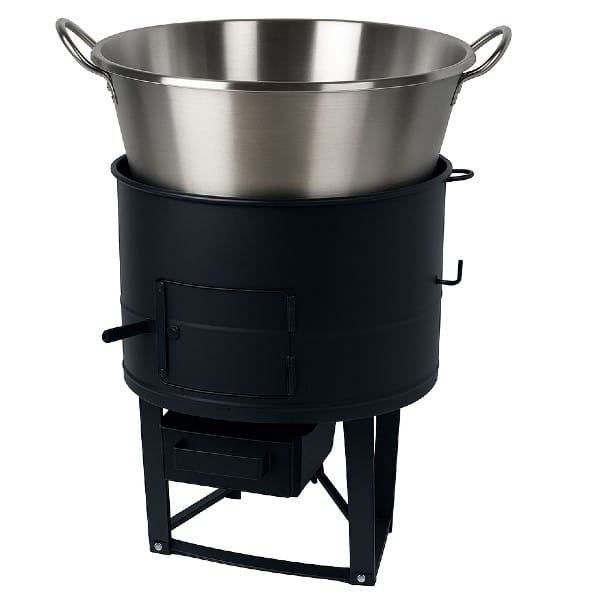 Set soba cu inele si cazan inox 40 litri