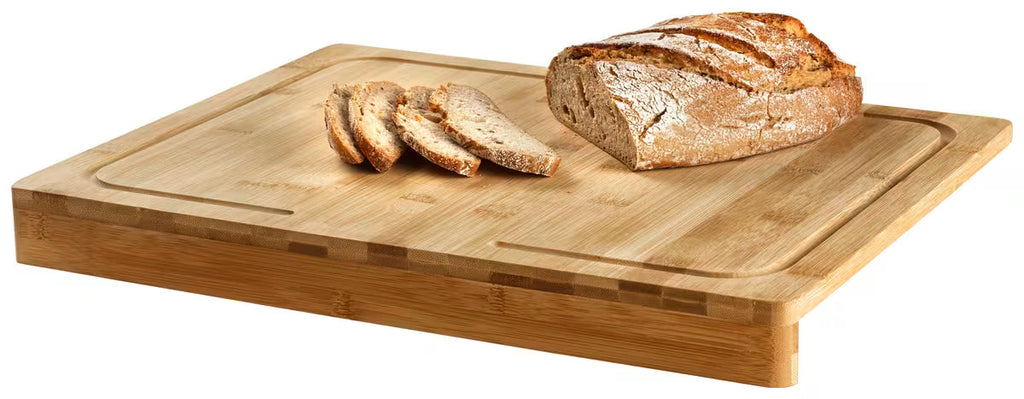 Tocator din bambus cu margine, planseta de lucru 43x34x5 cm