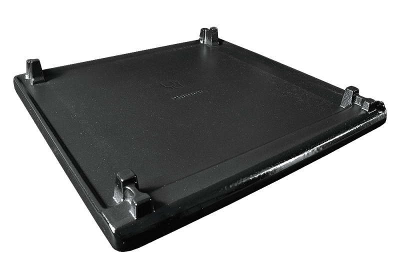 Placa grill fonta emailata 40X42