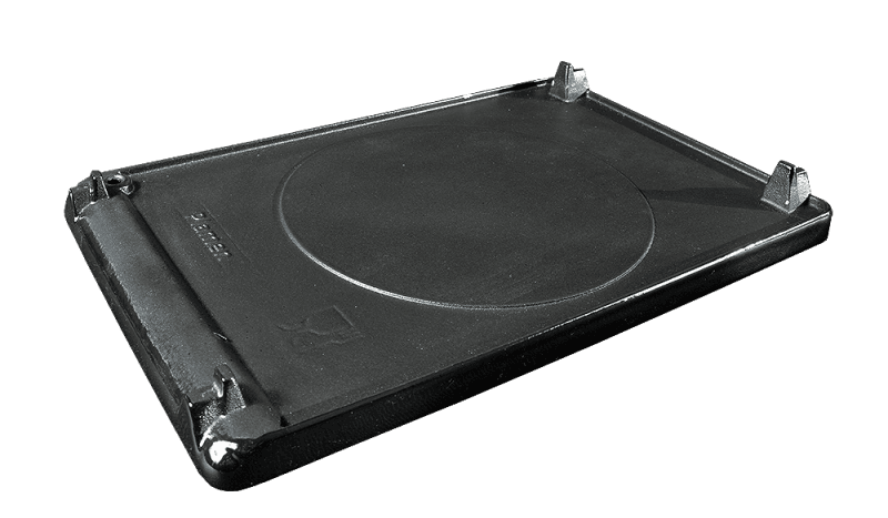 Placa grill fonta emailata 42x26 cm