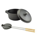 Oala de fonta natur 10 litri + picurator slanina
