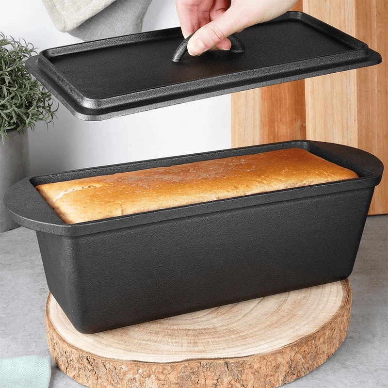 Forma de copt paine cu capac + cos de ratan