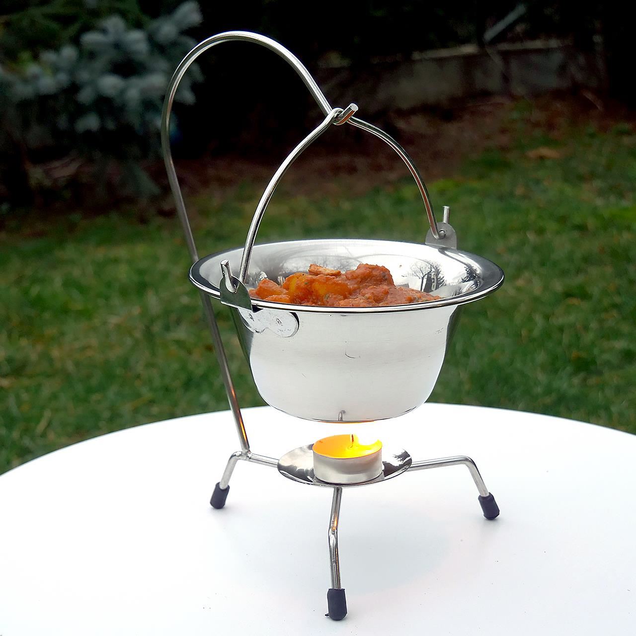 Set 10 ceaune de servit din inox