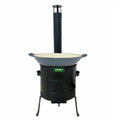 Soba cu wok de fonta emailat 37 cm