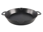 Tava rotunda de fonta 43x7.5 cm