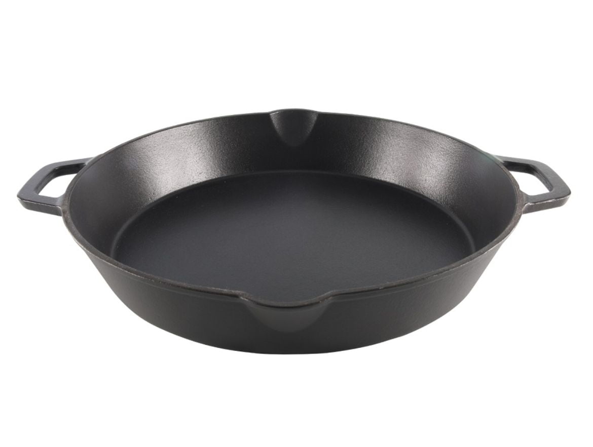 Tava rotunda de fonta 43x7.5 cm