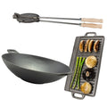Wok, picurator si placa reversibila